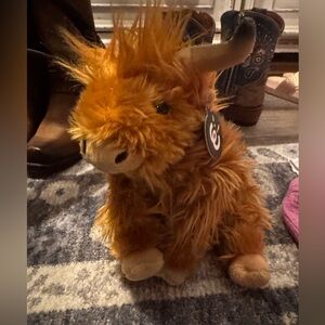Living Nature Plush Highland Cow Toy